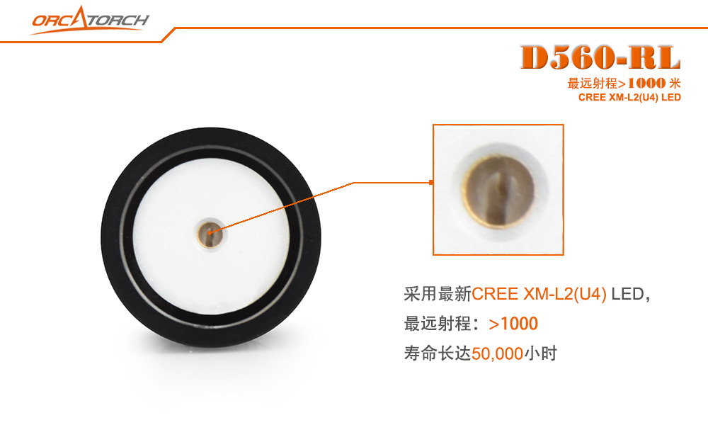 D560-RL激光潛水手（shǒu）電,紅光潛水手電筒,白光+紅激光潛水手電筒，水下探索手電筒，OrcaTorch91香蕉短视频污下载